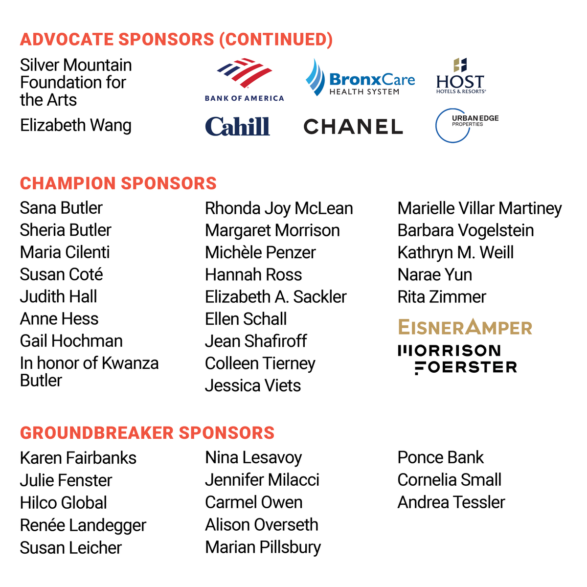 A heartfelt thank you to our sponsors ✨ As the backbone of The Foundation, they provide invaluable support for our work. Because of their generosity, we are able to convene, celebrate, & reflect on our collective achievements. #CelebrateWomen on May 8! give.nywf.org/cwb2024