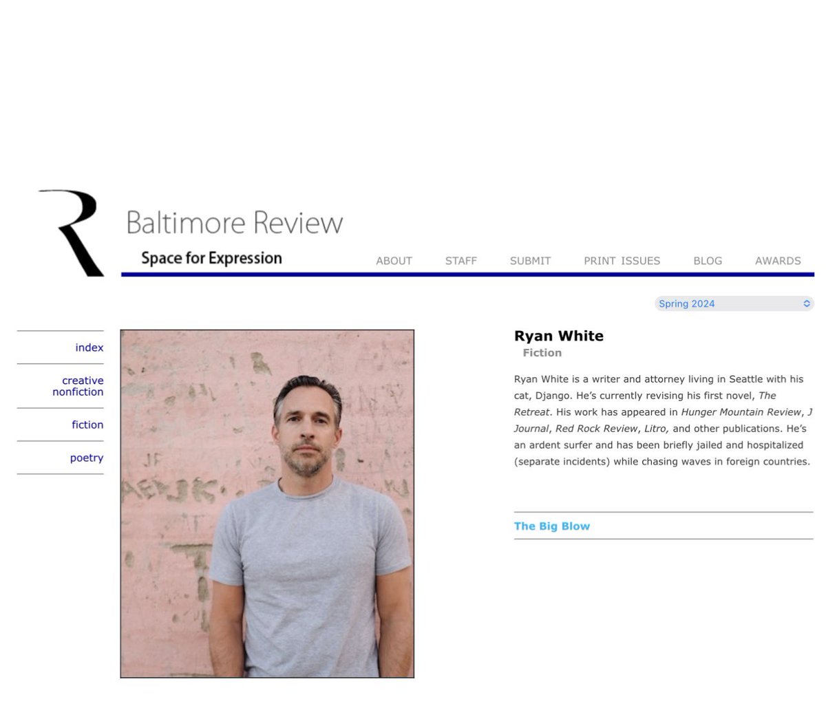 The_CharmedLife's tweet image. Especially excited about this one. Thank you @BaltimoreEditor for giving this one a great home

baltimorereview.org/spring_2024/co…