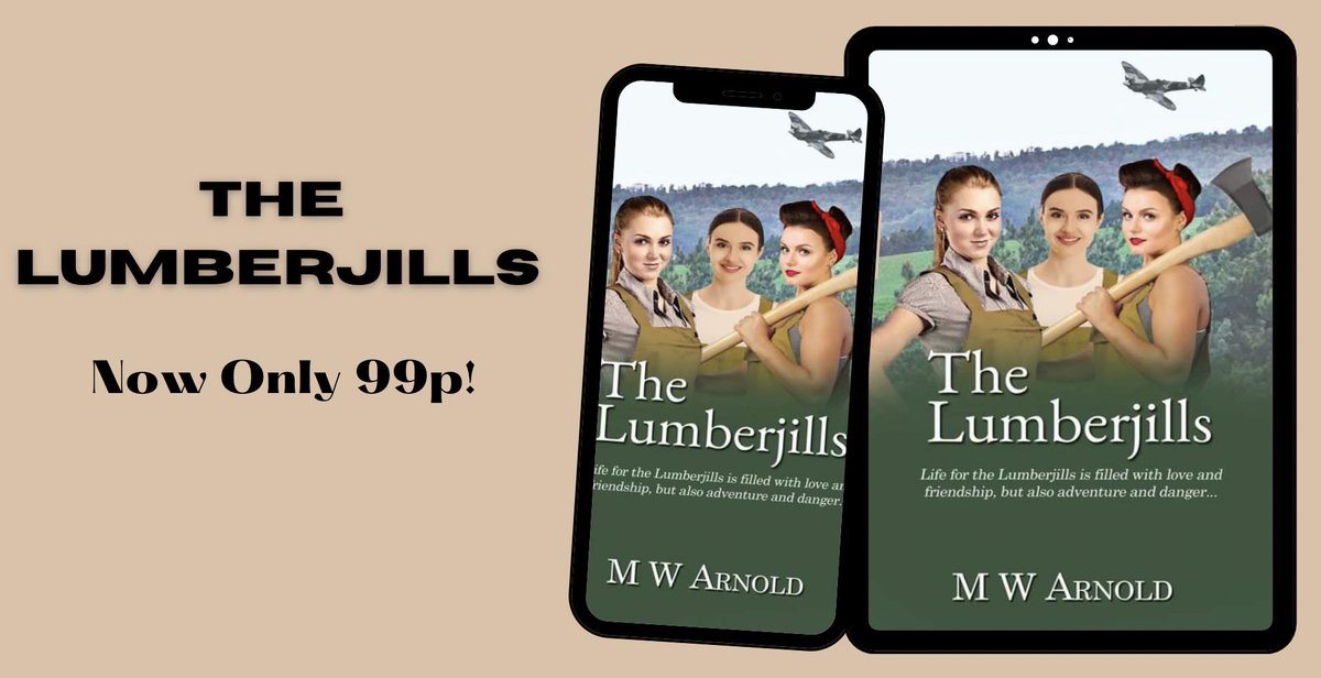 99p Kindle Deal - Last Day “A skillfully written, engaging read, A great start to a new series, now the rest I need!” Review of ‘The Lumberjills’ by Splashes Into Books @bicted mybook.to/TLJ1 @WildRosePress #99p #Historical #saga #mystery #Romance #BookTwitter #BookBoost