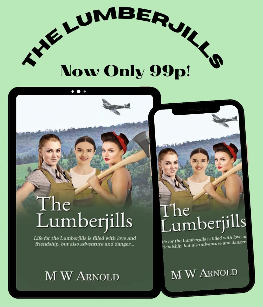 “A 99p Kindle Deal - Last Day Brilliantly written, highly entertaining informative read that I thoroughly enjoyed.” Review of ‘The Lumberjills’ by Nicki's Book Blog @nickisbookblog mybook.to/TLJ1 @WildRosePress #99p #Historical #mystery #Romance #BookTwitter #BookBoost