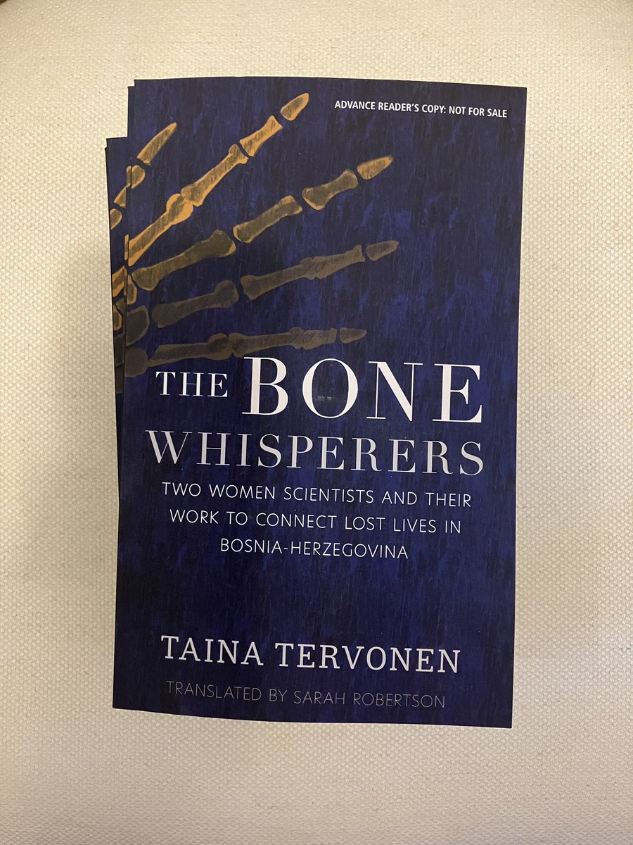 Looking ahead to #TranslationThurs (note that creator @stujallen is guest-blogging @GlobalLitin this month), I have print & digital ARCs of The Bone Whisperers, Taina Tervonen's 2022 Jan Michalski Prize-winning book, translated by Sarah Robertson (@SchaffnerPress, 7/2) available: