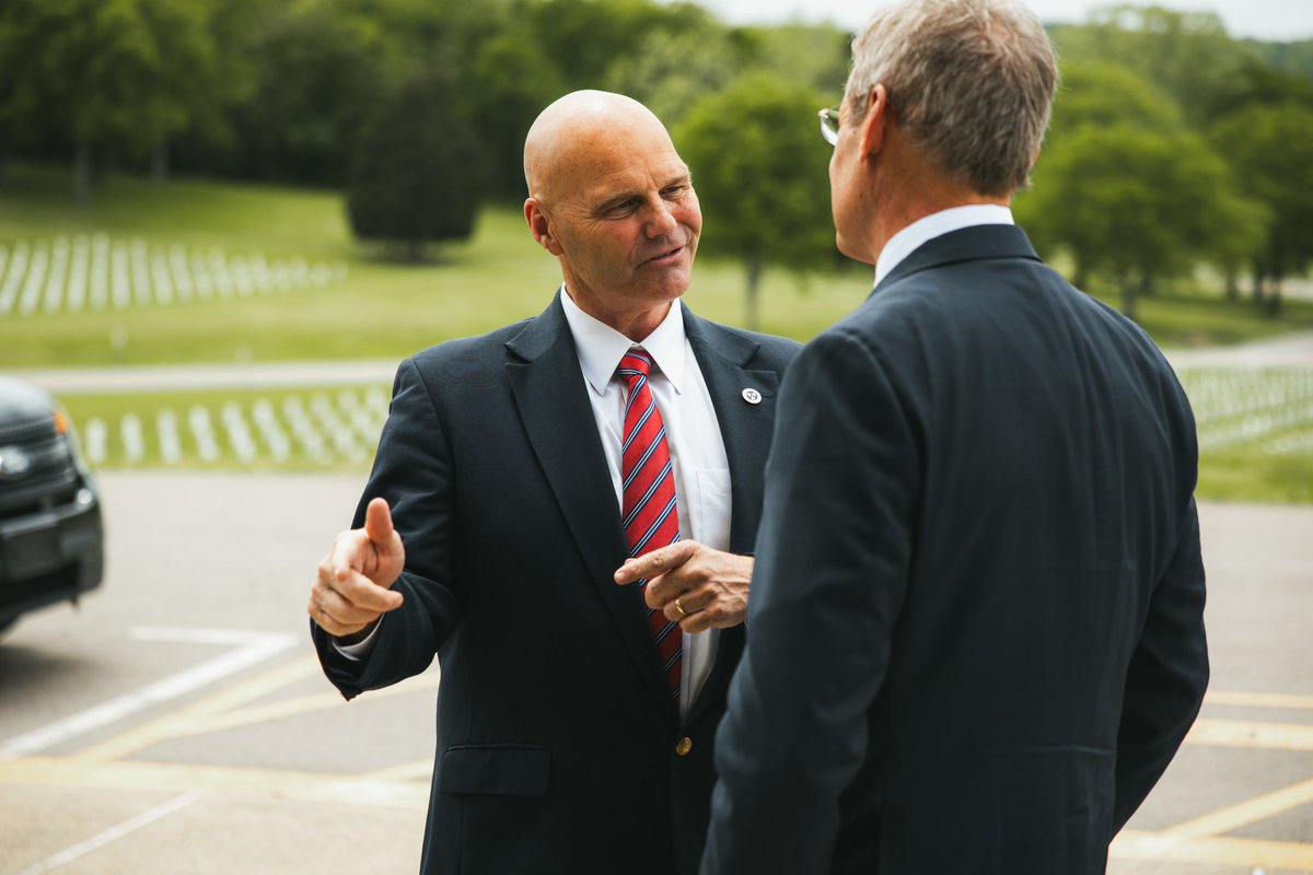 Honored to recognize the exceptional employees at the Middle Tennessee Veterans Cemetery & their work to honor the brave Tennesseans who have served our country by protecting the freedoms we hold dear.