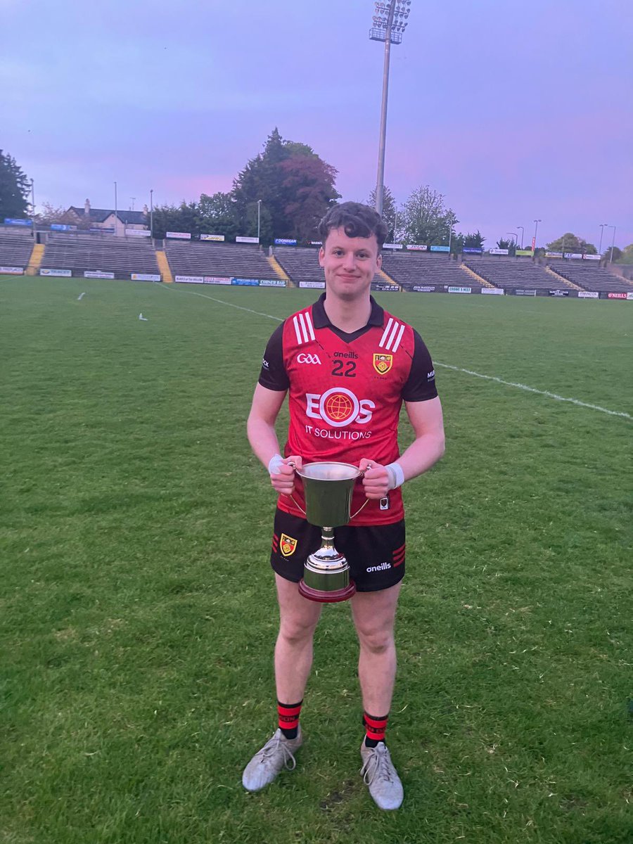 Congratulations to Declan and the Down U20s on their win over Fermanagh tonight in the Leo Murphy Cup final 🔴⚫️