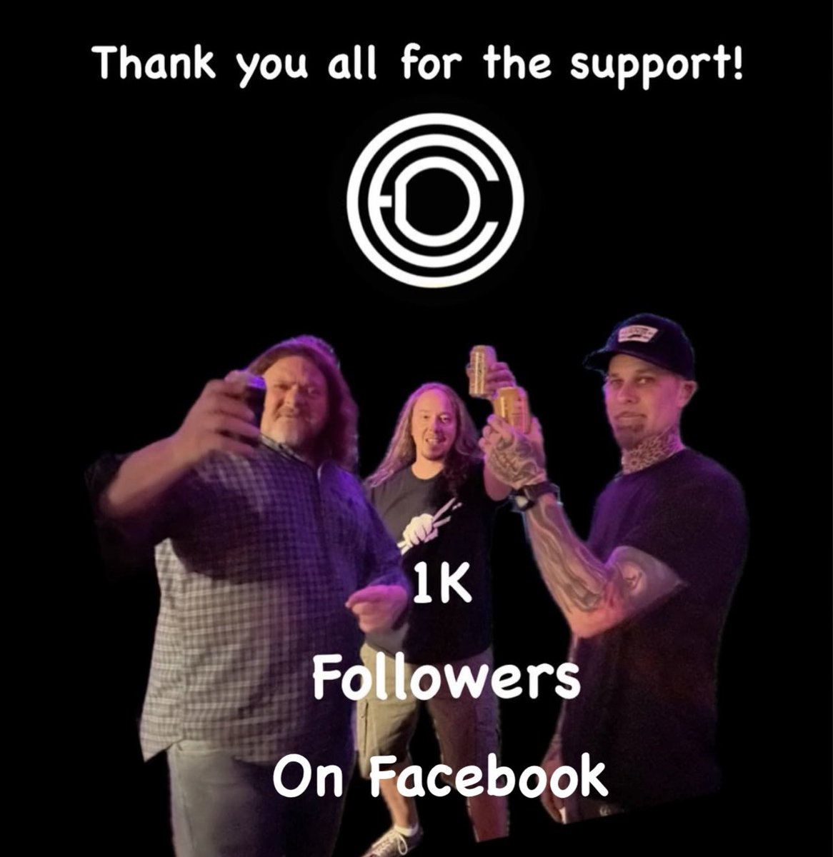 You guys ROCK! Thank you for the ongoing support. We are having a blast and hope you can hang on for the ride! See you this Wednesday at @Jergels We go on at 6:30p. Get tix at oneeyedaddys.com #pittsburghmusicscene #livemusic #rockandroll #alternativerock #1kfollowers