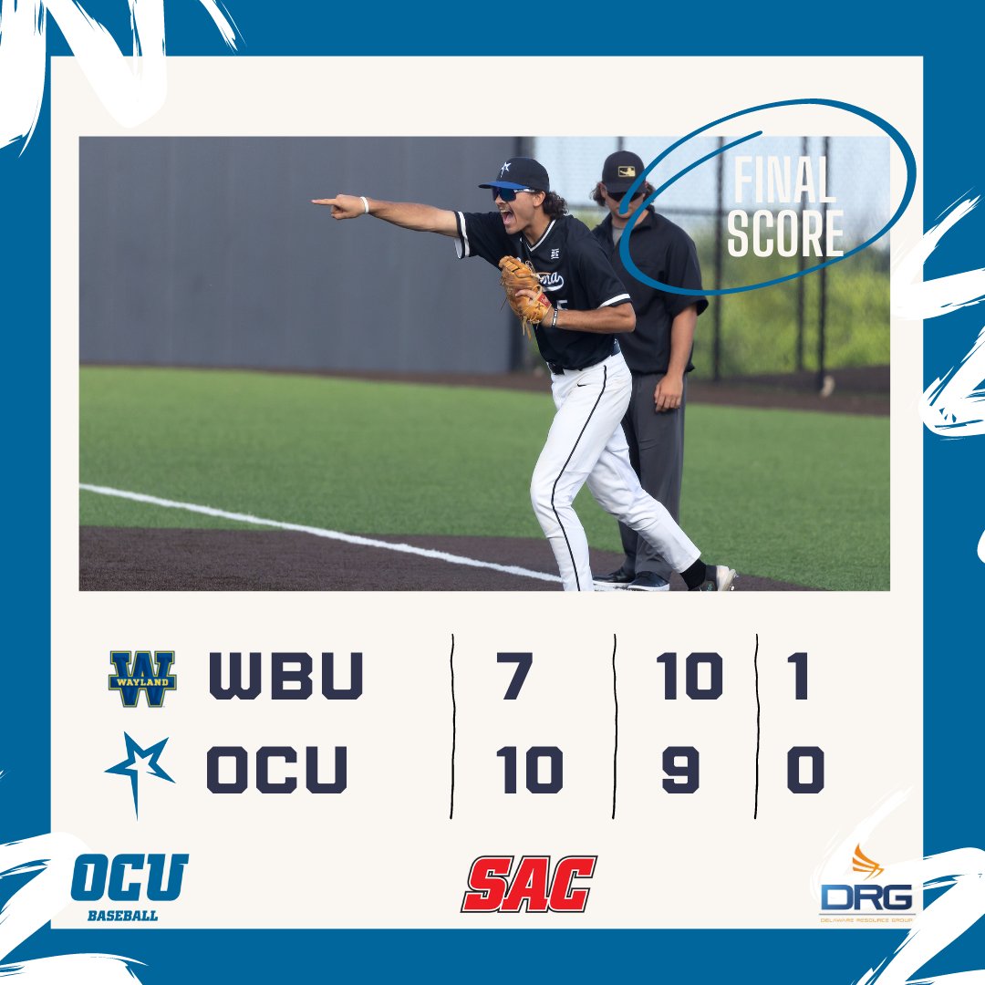 BSB: Stars close out the regular season with a series win over Wayland Baptist as Barrett Daniel goes yard once again with a three-run shot in the eighth inning! #thisisOCU