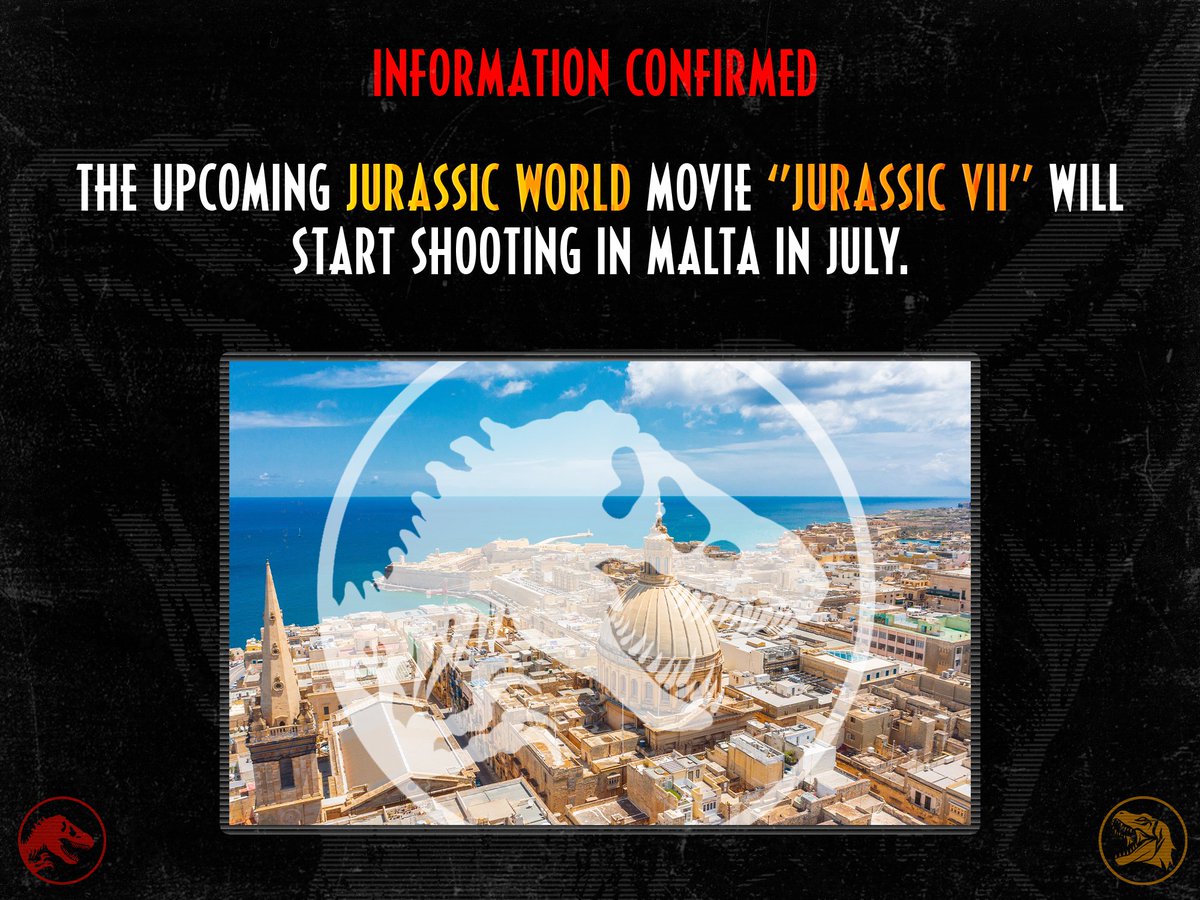 🌐 Some news of the next Jurassic World movie “Jurassic VII” 🎬

#JurassicPark #JurassicWorld #JurassicWorld4 #Jurassic7