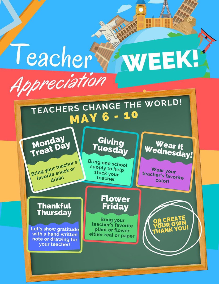 Next week is teacher appreciation week! Be sure to show your favorite teachers some love 🫶🏼 #BengalPride