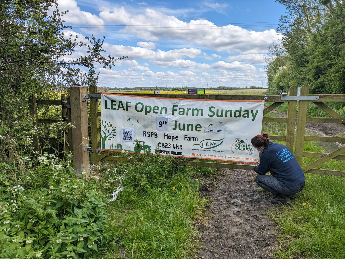 Preparations are really getting going now for a brilliant @OpenFarmSunday on 9th June Look forward to seeing you there! Reserve a spot via this link: events.rspb.org.uk/events/74136