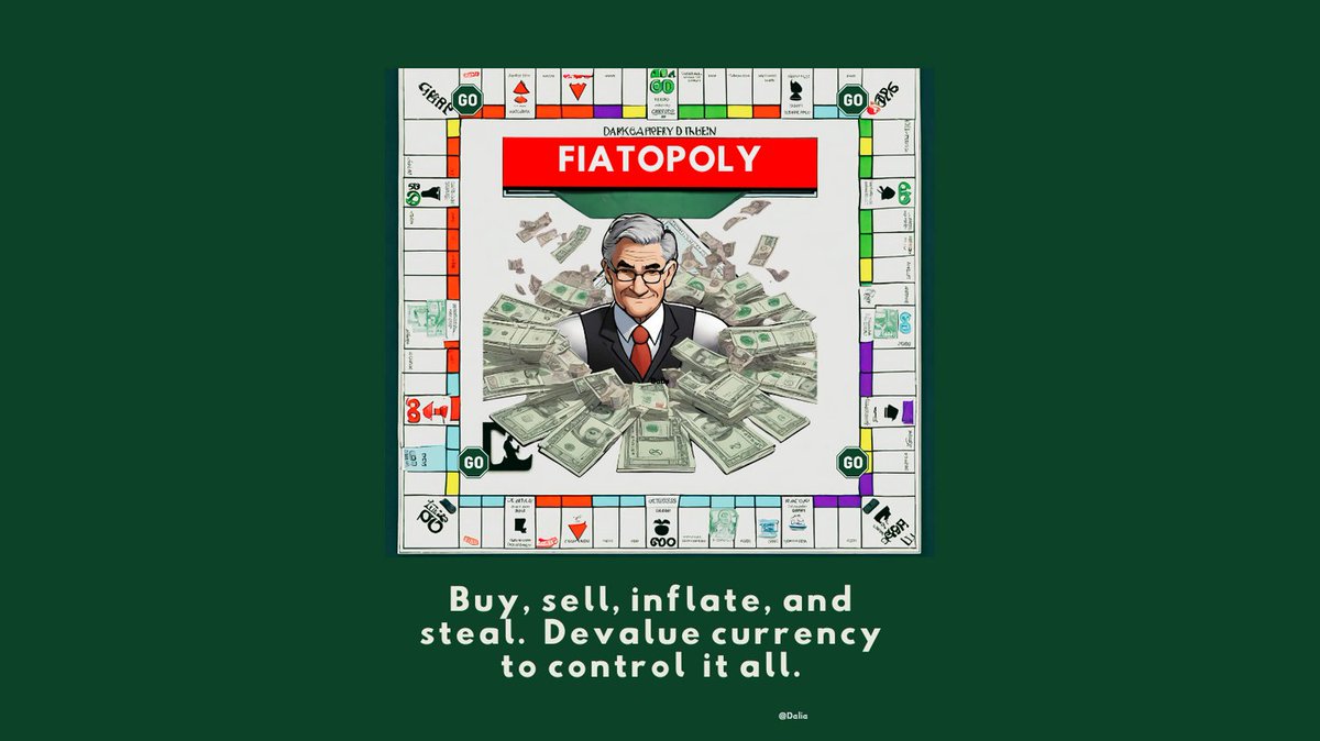 Monopoly and fiat currency… where the rules are made up and the money's just printed. Who needs bitcoin when you can have colorful paper with pictures of former politicians? #FiatFacts #Bitcoin @LookingGlassEdu, @AccessTribe