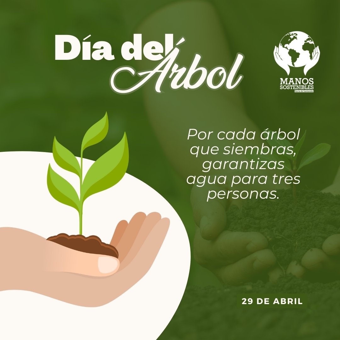 ManosSosNdS's tweet photo. ¡Hoy celebramos el Día Mundial del Árbol! 🌳🌍 Un recordatorio para apreciar la belleza y vitalidad de nuestros compañeros verdes. Cuidemos y plantemos árboles para un futuro más verde y sostenible. #DíaMundialDelÁrbol 🌳🌿 https://t.co/H9Nq6O8SpL