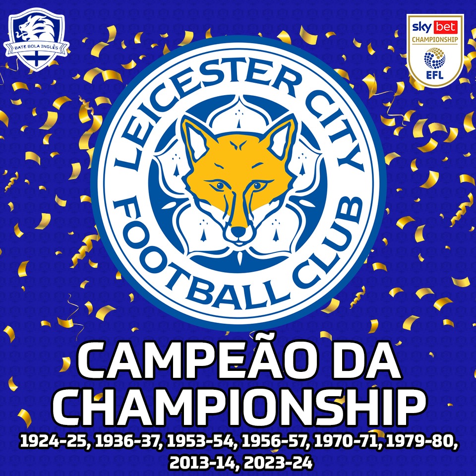 LEICESTER CITY FINALMENTE VENCE O TÍTULO QUE NINGUÉM QUIS CONQUISTAR

Comemora, torcedor do Leicester City! Promovido na sexta-feira e campeão na segunda-feira! Uma disputa de um título que ninguém quis conquistar!
#BBIngles #BateBolaIngles #SkyBetChampionship #Foxes #LCFC