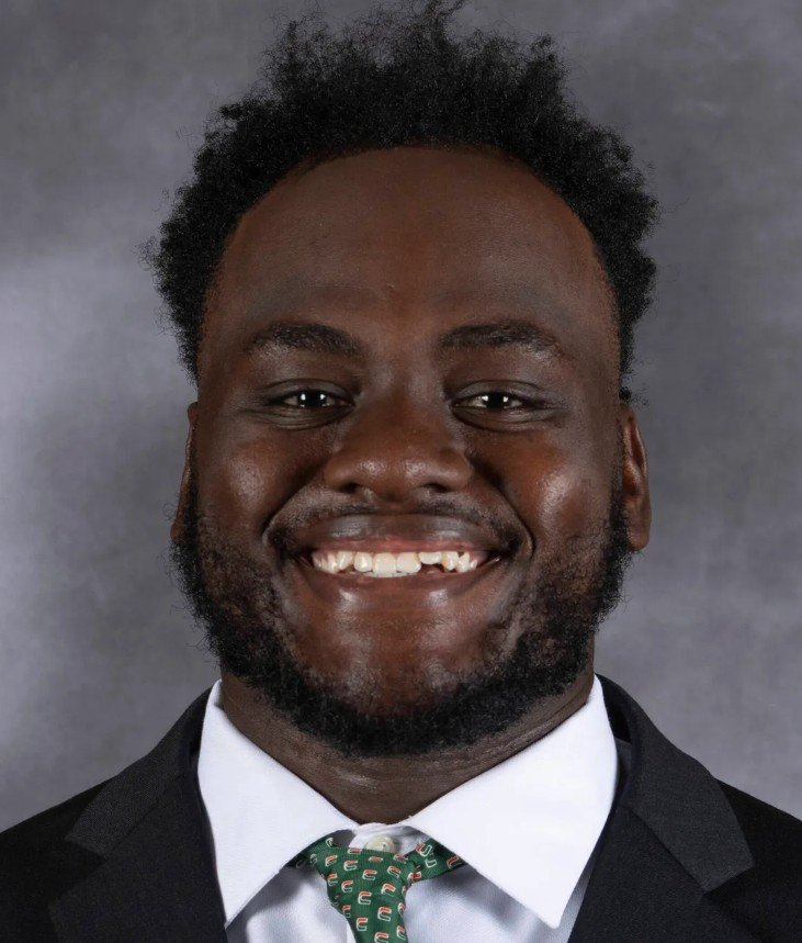 Miami offensive lineman Jonathan Denis entered the transfer portal. He signed with Oregon out of high school and was a four-star recruit in the class of 2020.