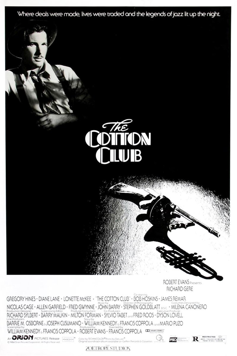 share an underrated 80s movie🎥 coppola'nın b2b çektiği rumble fish(1983) ve the cotton club(1984) diyebillirim. rumble fish hayatımda en sevdiklerimden biri zaten. rourke'un motorcycle boy'u dünya tarihinin en karizmatik karakterlerinden. hopper, dillon, lane, cage hepsi aşmış.