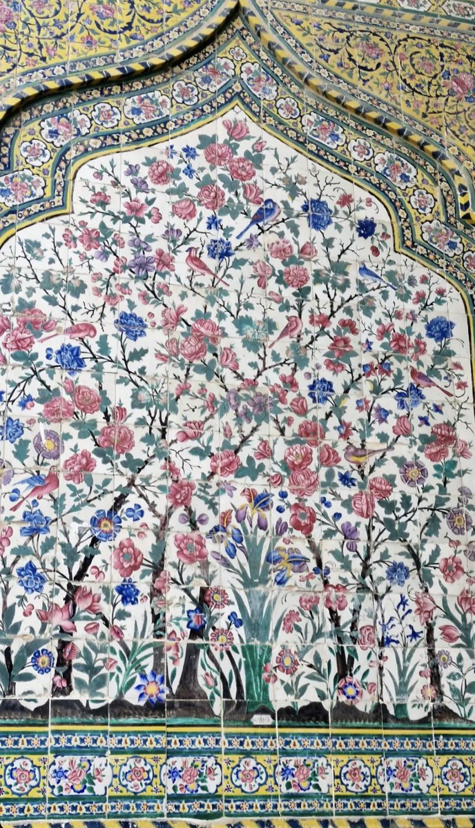 Persian floral tilework.