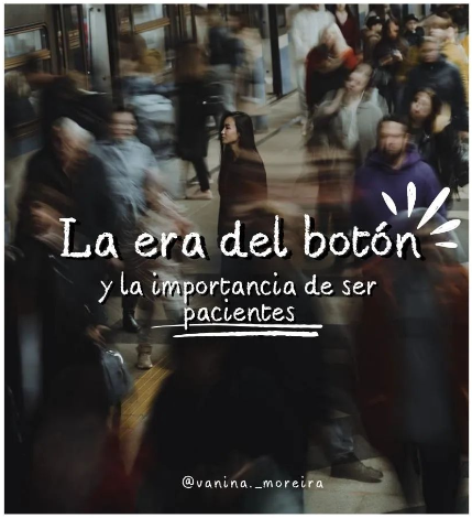 𝐀𝐩𝐫𝐞𝐧𝐝𝐢𝐞𝐧𝐝𝐨 𝐚 𝐂𝐮𝐥𝐭𝐢𝐯𝐚𝐫 𝐥𝐚 𝐏𝐚𝐜𝐢𝐞𝐧𝐜𝐢𝐚 𝐞𝐧 𝐮𝐧𝐚 𝐄𝐫𝐚 𝐝𝐞 𝐈𝐧𝐦𝐞𝐝𝐢𝐚𝐭𝐞𝐳
🌟 La Psicóloga Social Clínica Vanina Moreira tiene algunos consejos para ti. enfoque.ar/index.php?nota… 📚👩🏻‍💻"Todo llega a Su tiempo"  <a href="/vanina_/">Vanina ✨</a>.moreira #eclesiastes3