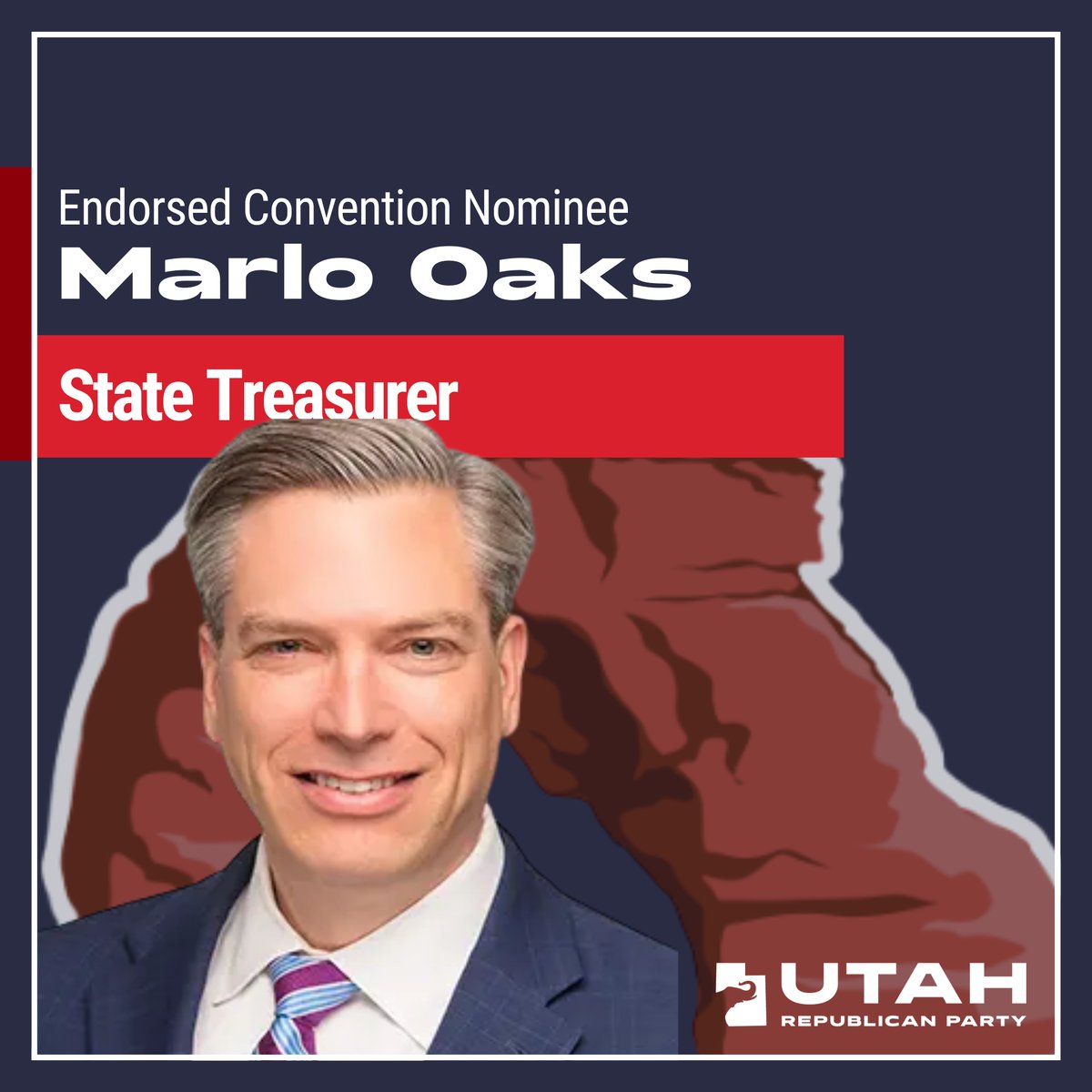 Marlo is the UT GOP's Endorsed Convention Nominee for State Treasurer! Congratulations Marlo!