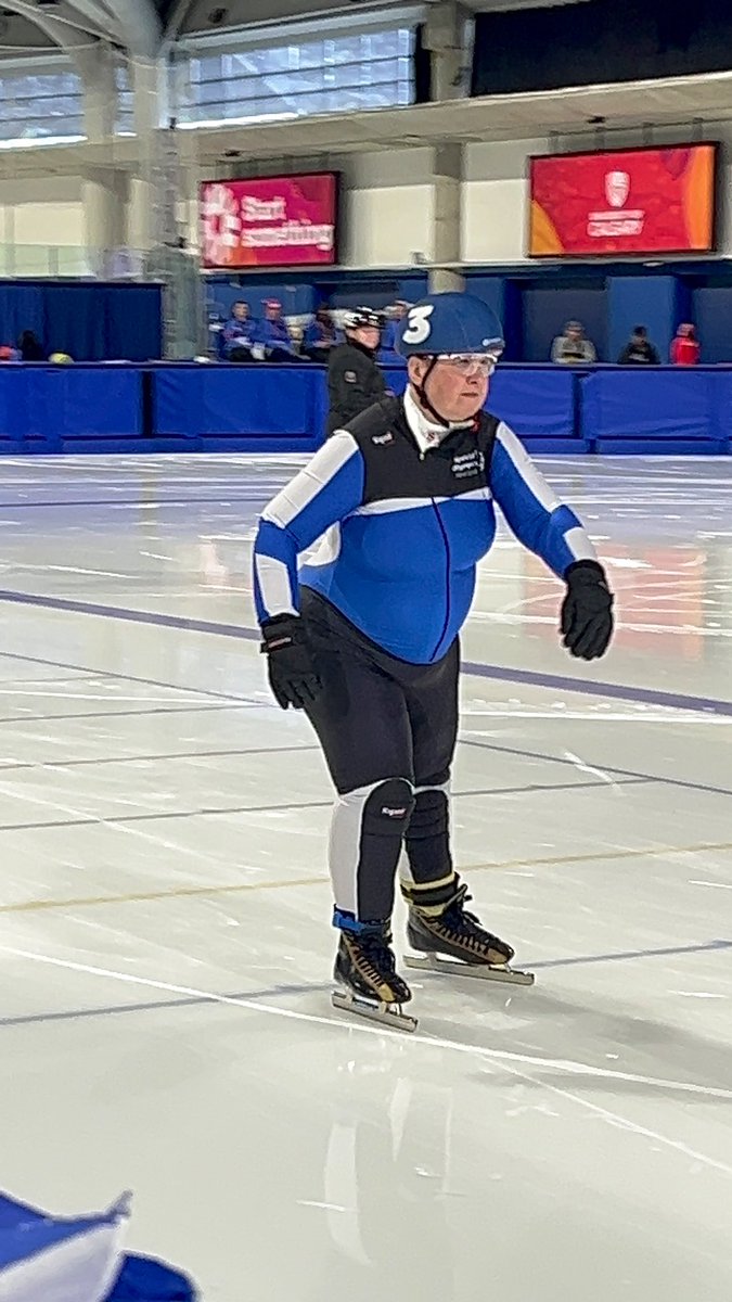 Huge congratulations to my incredible sister Vesna for winning 
'Senior Female Athlete of the Year '
with Speed Skating Nova Scotia! 🥇⛸️ 
Your hard work and dedication have not gone unnoticed! #specialolympiansrock @SpecialONS