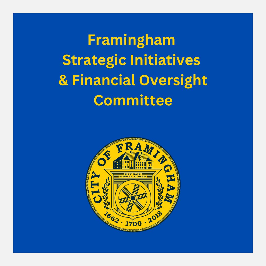 City of #Framingham Mayor Charlie Sisitsky has appointed two individuals to the 9-member Strategic Initiative & Financial Oversight Committee (SIFOC). Read the full media release at this link framinghamma.gov/CivicAlerts.as…