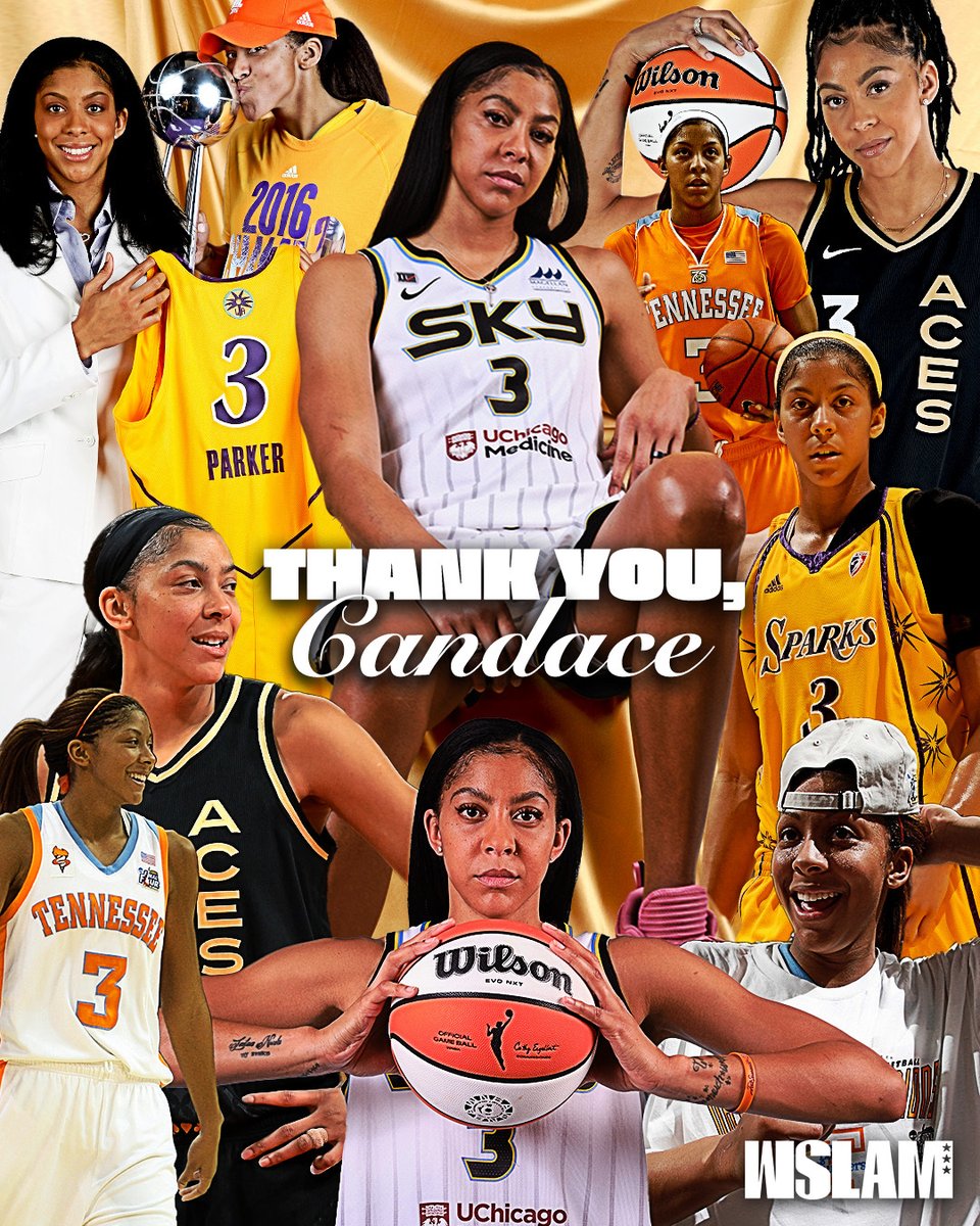 An inspiration. Icon. Legend. Thank you, @Candace_Parker for all you've done for the game, women's basketball and so, so much more.
