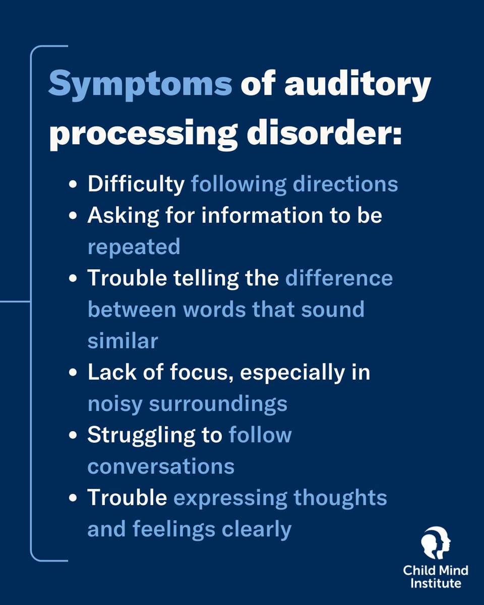 Auditory processing disorder is a condition in which kids have trouble managing information that they hear. Not all experts recognize auditory processing disorder as a formal disorder. The symptoms overlap with other diagnoses such as ADHD and learning and language…