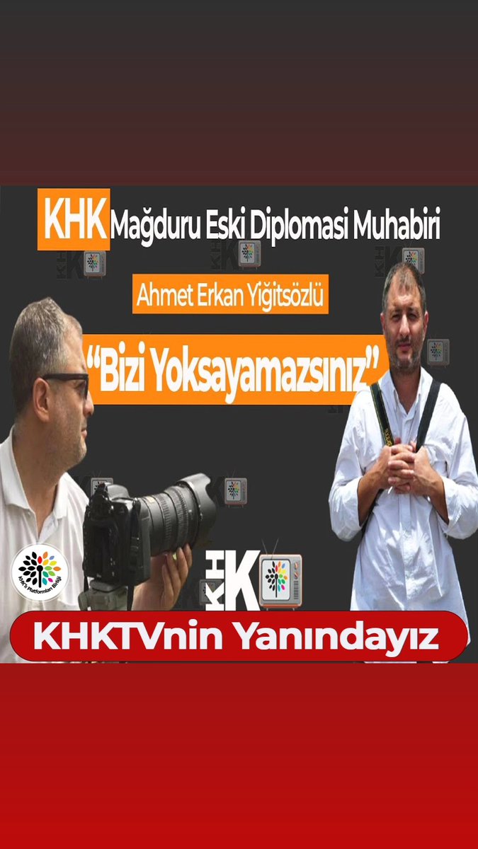 Haluk Savas hocanın cesareti, içimize yaktığı mücadele ateşi olmasaydı, @mkorkmaz62 Hocamın hoşgörüsü, azmi inadı olmasaydı ve @Turkiye_KHK'nın örgütlenmesi ve desteği olmasaydı @khktelevizyonu bu noktaya gelmezdi. KHKTVnin Yanındayız