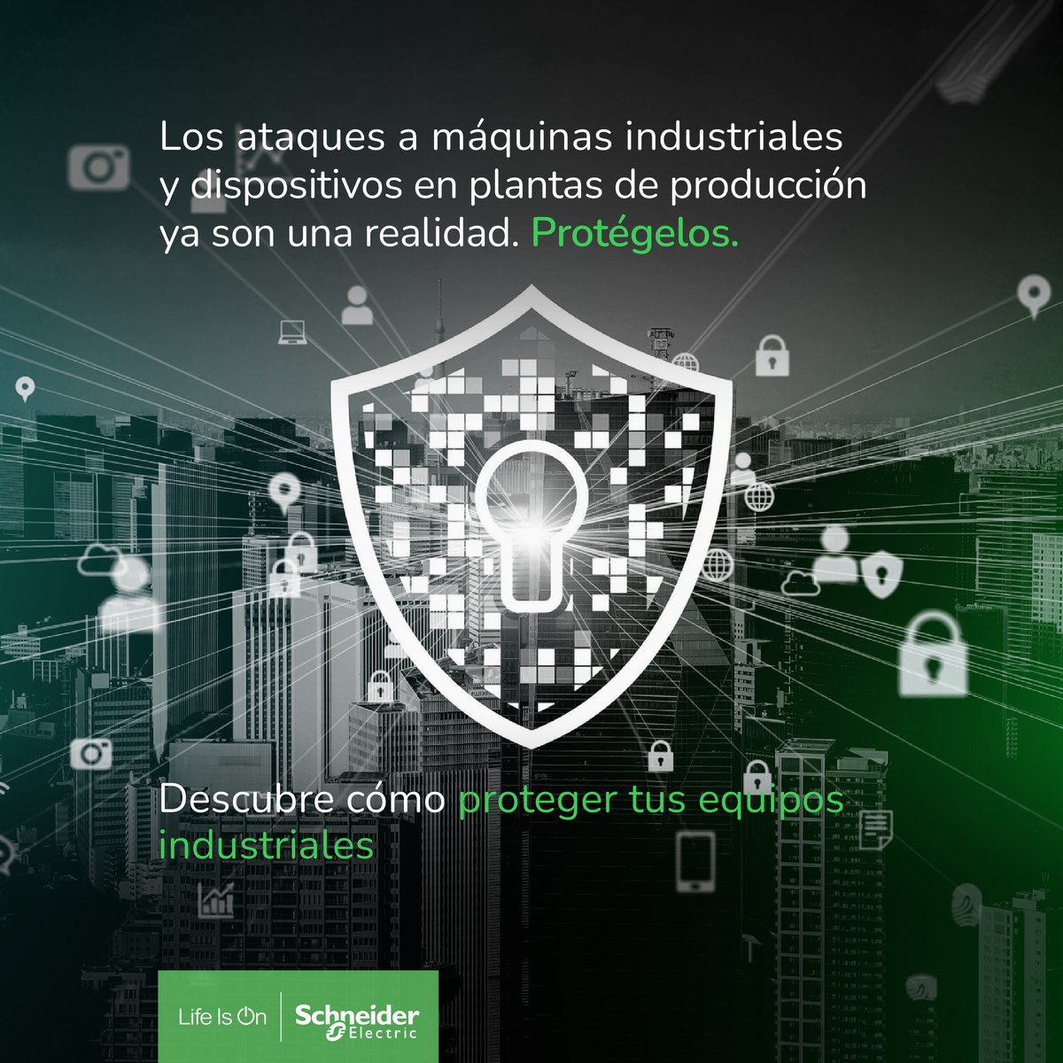 Schneider Electric incorpora seguridad en todo su software, que es abierto, e incluye tecnología, arquitectura y plataforma #IoT. Protege tu negocio. 🏢🔐 Descubre cómo hacerlo 👉 spr.ly/6013j8zMh #Ciberseguridad #EquiposIndustriales