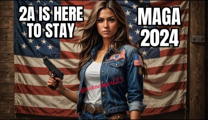 Just a reminder.... 2A ain't goin' anywhere 🇺🇸 #MAGA2024 #TRUMP2024ToSaveAmerica 🇺🇸🔥🇺🇸🔥🇺🇸🔥🇺🇸🔥🇺🇸🔥🇺🇸🔥🇺🇸