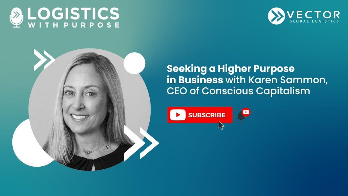 'Seeking a Higher Purpose in Business with Karen Sammon, CEO of Conscious Capitalism' - - #supplychain #tech #news buff.ly/3rwlZFw