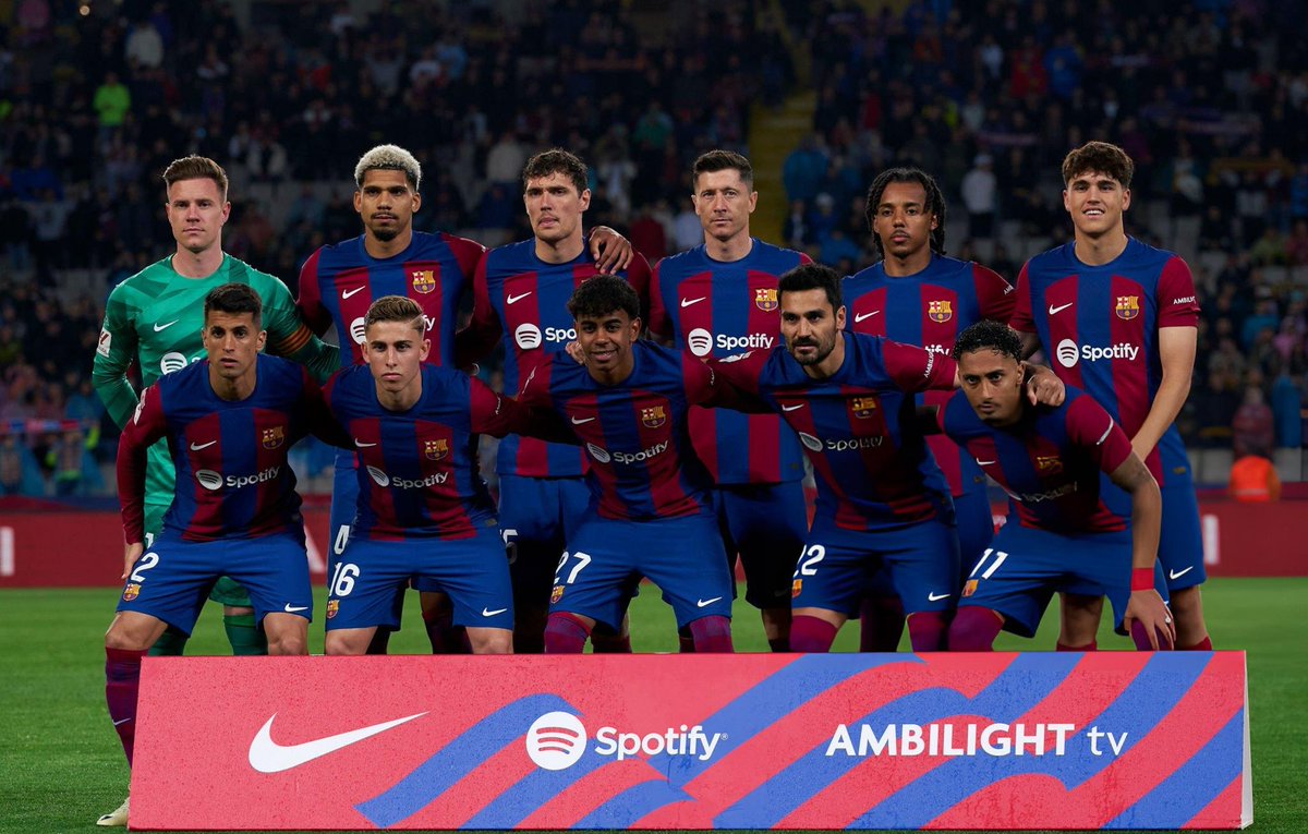 Barça team tonight #BarçaArchive