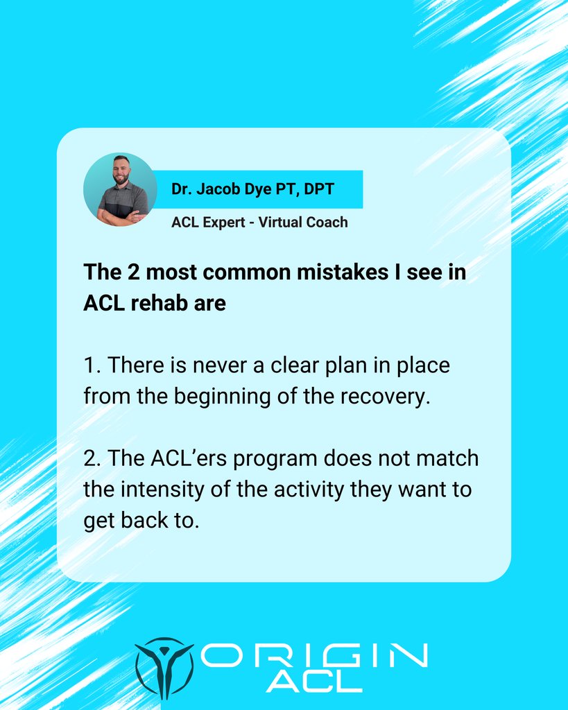 These 2 mistakes often lead to ACL'ers feeling lost, and lacking confidence in their knee. 

#acl #aclrehab #aclrecovery #aclinjury ⁠#rehab #physiotherapy #strengthandconditioning #aclsurgery #aclreconstruction #acltear  #aclrepair #physicaltherapy