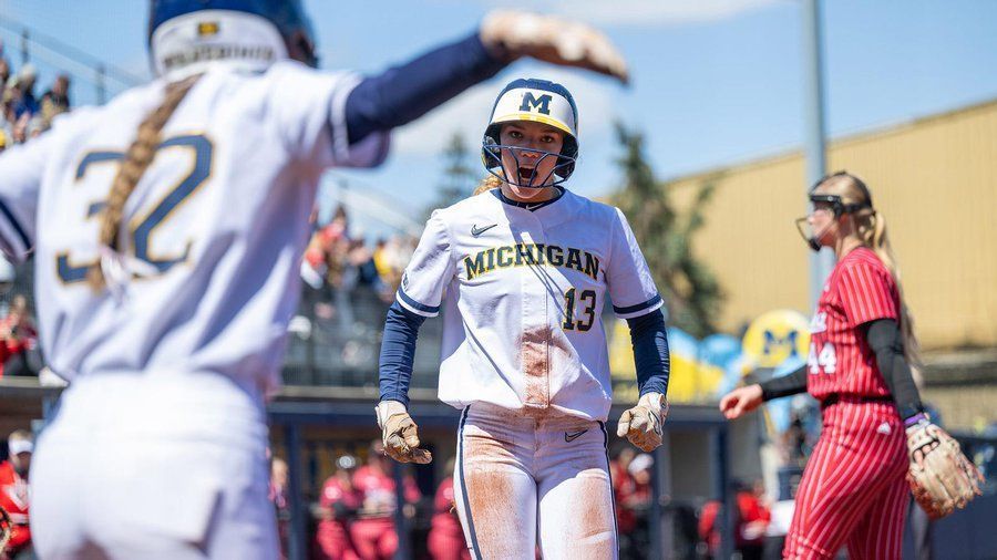 In the biggest test yet of its April resurgence, @umichsoftball went to State College and sweep three games from Penn State. 🔗 d1sb.co/3JCDklR