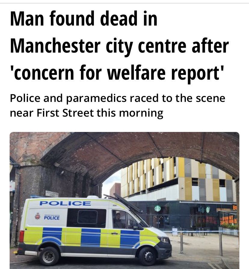 Homeless man (probably) found dead in Manchester City centre. But let’s not report it properly in case it damages the Mayor or the council at election time. Disgraceful. #NickBuckley4Mayor