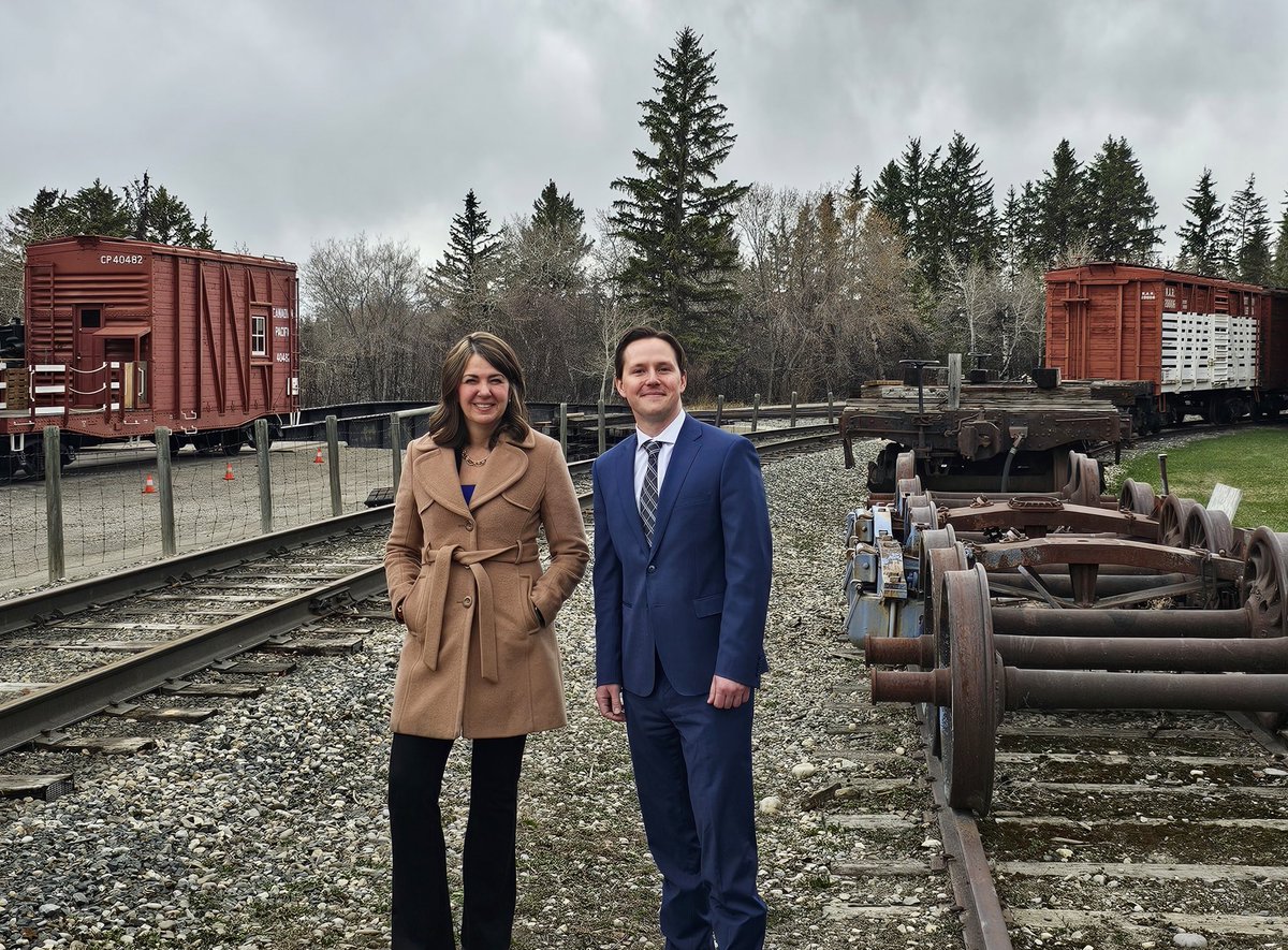 Pleased to announce with Premier @ABDanielleSmith a province-wide rail plan to make Alberta the best place to live, work, and raise a family for generations to come.