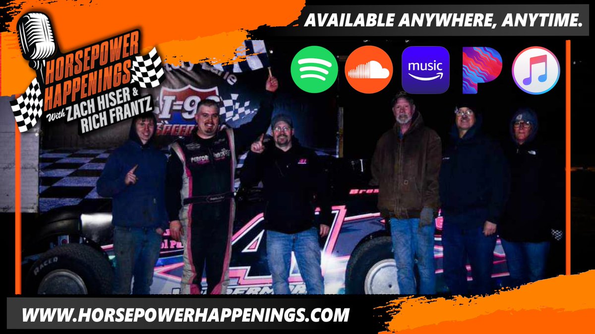 Also tonight on the Horsepower Happenings podcast, Mike VanderMark Jr. talks about his win Friday night at I-96 Speedway.

#HPHpodcast | 9pm horsepowerhappenings.com/podcast
