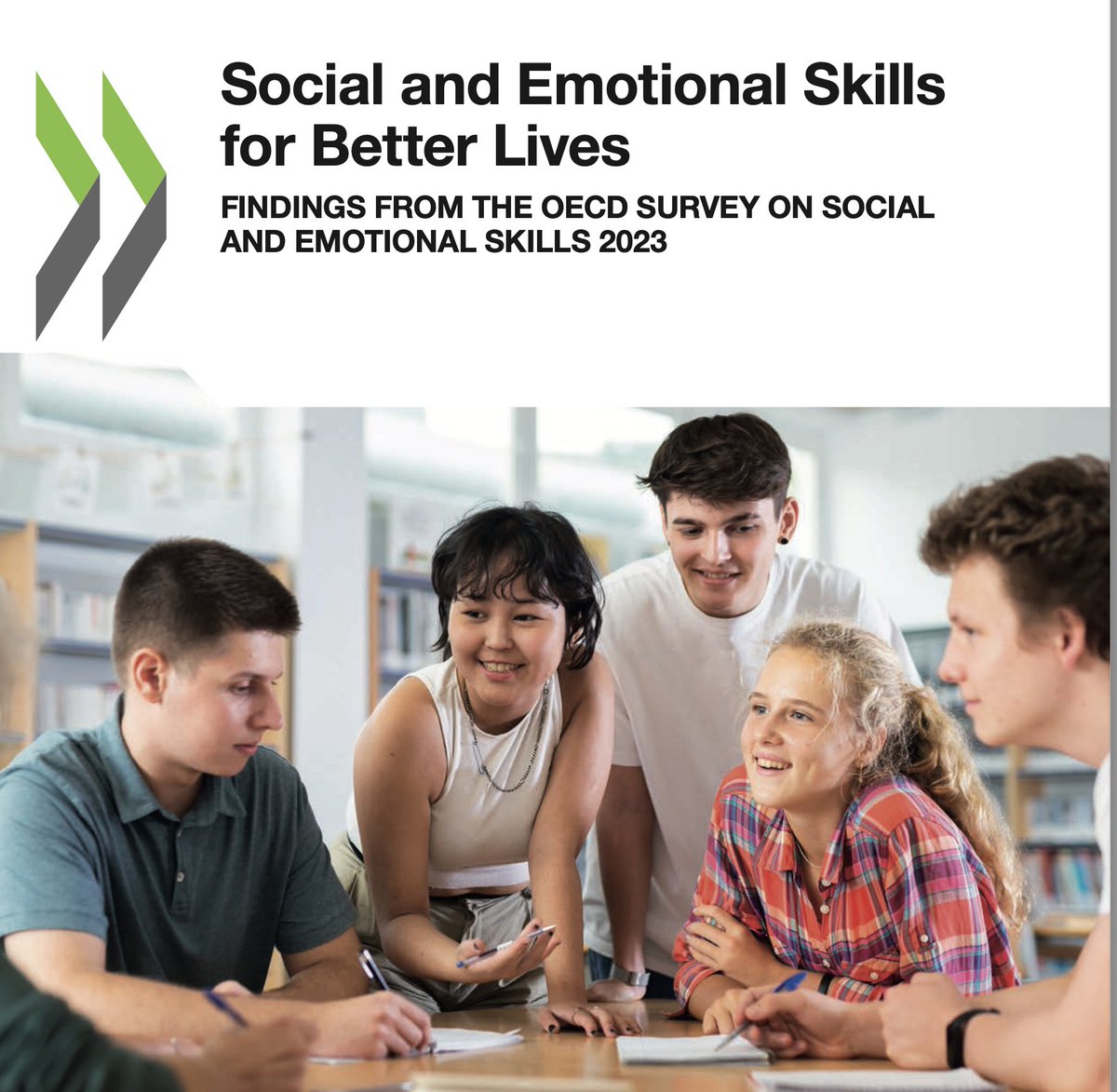 'Cultivate students’ optimism to improve their well-being and health outcomes.' The @OECD 's important policy advice in 'Social and Emotional Skills for Better Lives: Findings from the OECD Survey on Social and Emotional Skills 2023' The organisation concludes '#Students who…