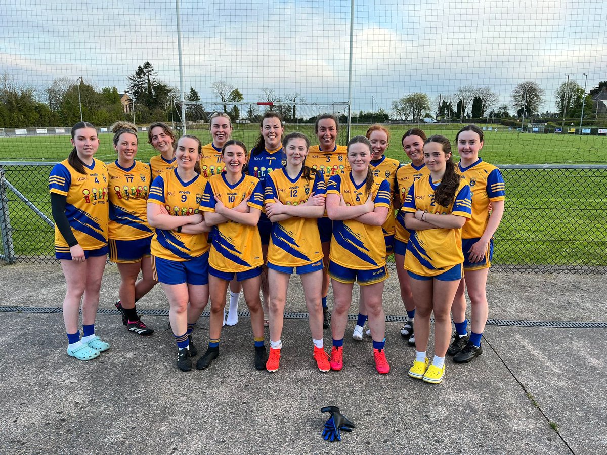 2nd game out for our Sr Reserves this evening against Lissan. The girls played a full game with no subs and showed great effort, passion and commitment to their jersey. They fought so hard to the end. We move on to our inaugural home game next week. Super effort well done💙💛