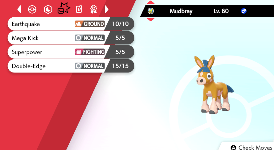 And Shiny Mudbray! After 2963 encounters in Pokemon Shield! And from this I may actually focus on Brilliant Pokemon method thing as I this guy appeared as a Brilliant Pokemon ^^