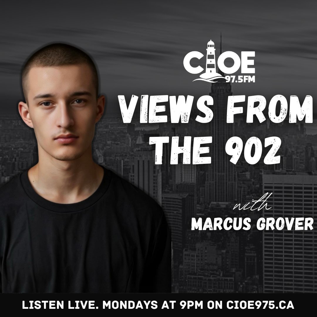 Join Marcus Grover tonight from 9:00 - 10:00 PM AST, LIVE on the airwaves of CIOE 97.5 FM for another exciting edition of Views from the 902! 🎶

Tune in by setting your dial to 97.5 or going online to communityradio.ca! 📻
