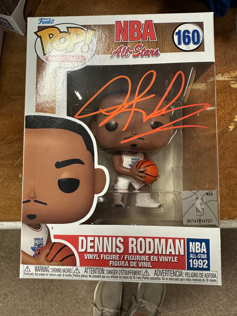 Dennis Rodman signed funko pop: Vendor: Hugh Coffey
 Type: 
 Price: 120.00   
 
 Dennis Rodman signed funko pop 📌 shrsl.com/4fuj5 📌 #RookieCards #MintCondition #CollectingAll #VintageCards #CollectibleCards