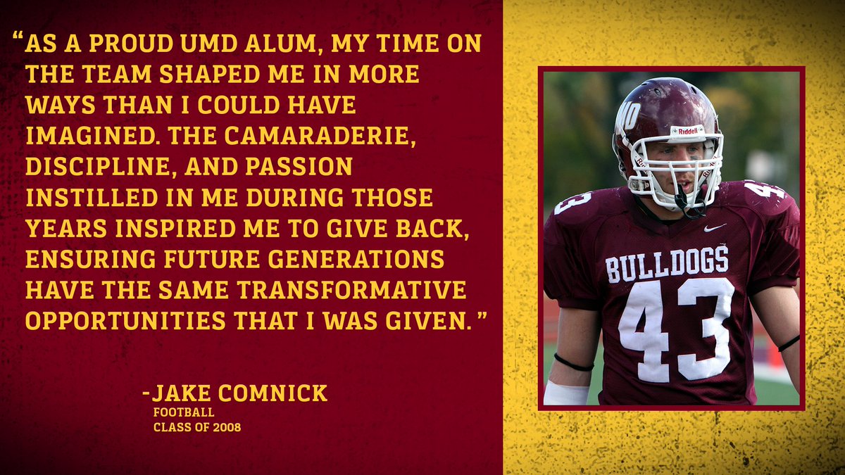 We're nearing the end of Week of Giving. Help us continue transforming lives here: z.umn.edu/UMDFootballWOG