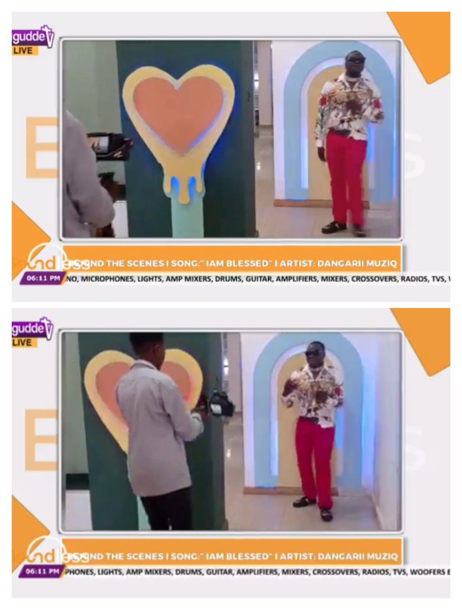 <a href="/dangariimuziq/">Dangariimuziq</a> 's
"AM BLESSED" shoot ..behind the scenes aired today at Gugudde tv in Uganda..✅✅🙏🙏🙏💥💥
Official video loading.....
#BoundlessNews
#GuguddeTvUgandaUpdates