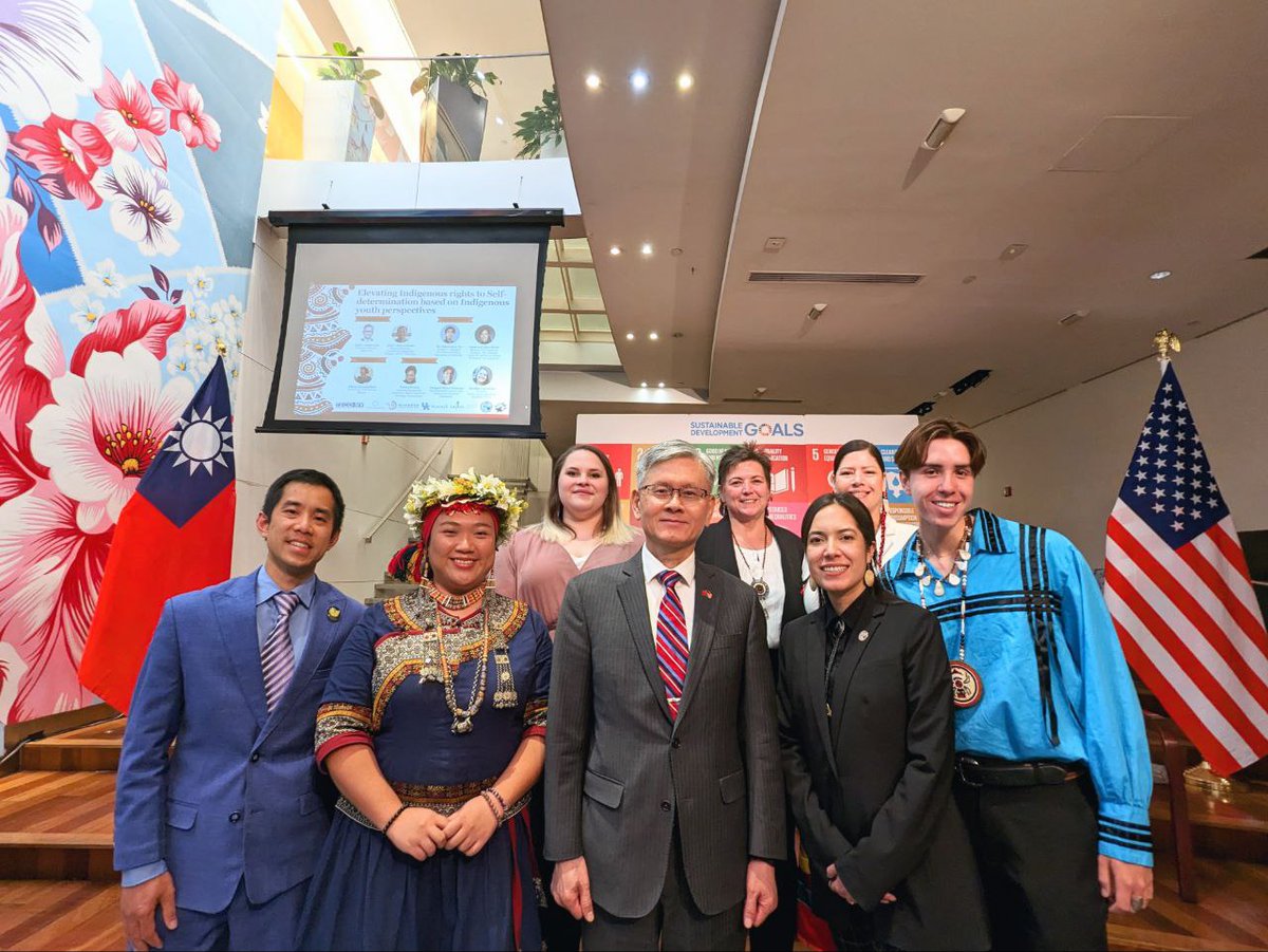 During the 23rd session of the #UNPFII on Indigenous Issues, Taiwan & US co-hosted a seminar on Promoting international exchange among Indigenous youth. Representatives from Taiwan & the US Indigenous communities shared insights on advancing Indigenous rights. #IndigenousRights