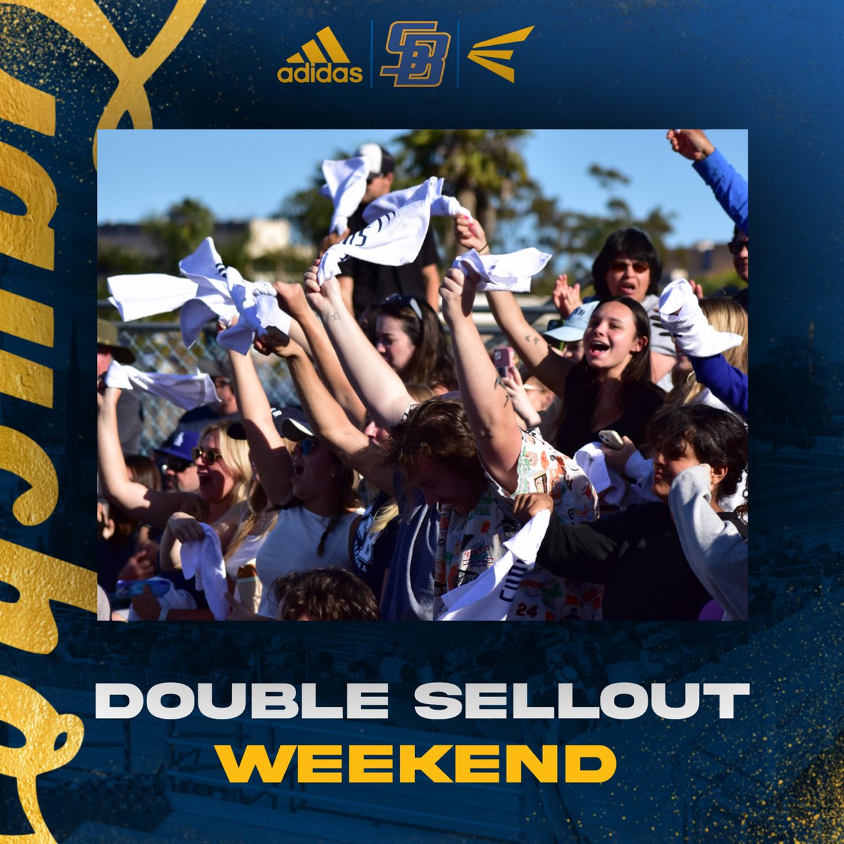 𝐆𝐀𝐔𝐂𝐇𝐎 𝐅𝐀𝐍𝐒 𝐒𝐇𝐎𝐖𝐄𝐃 𝐎𝐔𝐓 𝐓𝐇𝐈𝐒 𝐖𝐄𝐄𝐊𝐄𝐍𝐃 🙌 This weekend saw some of the largest crowds in program history, drawing out a sellout crowd two nights in a row! We look forward to welcoming you back for the upcoming series against UC San Diego! #GoChos