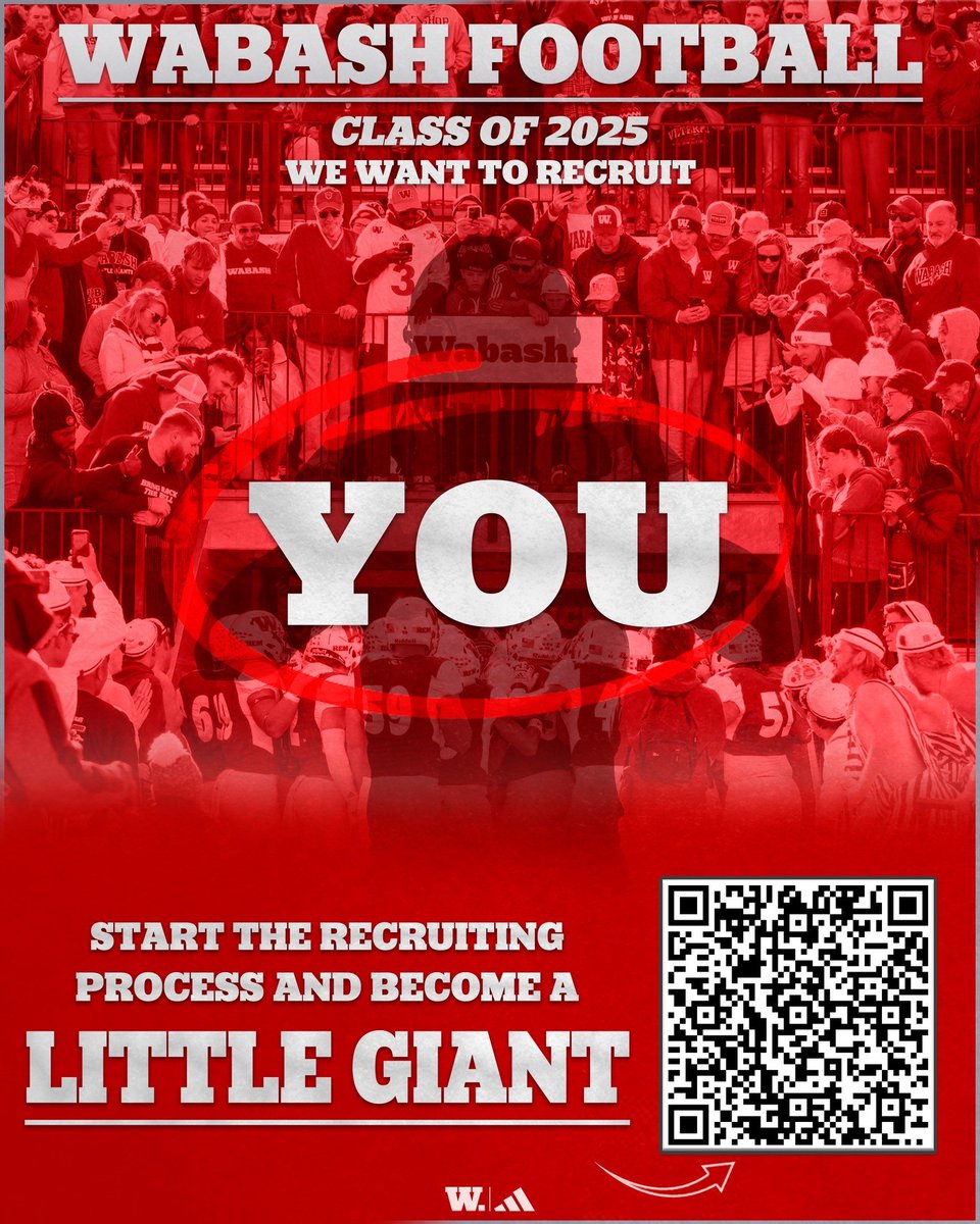 Rising Seniors (2025s): want to get recruited by @WabashFB? See here to start the process. #WAF!