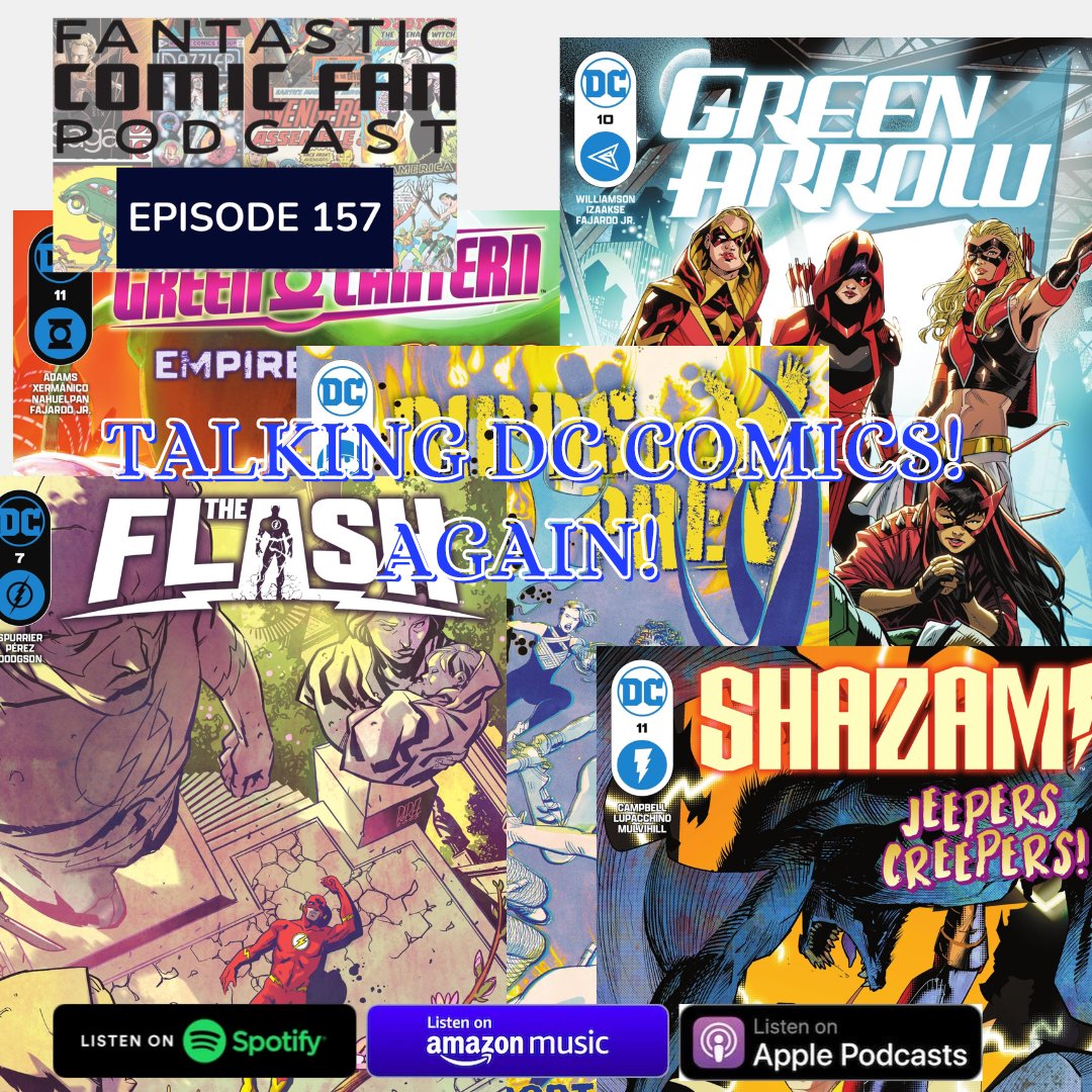 Wrapping up what’s so fantastic about DC these days!

FantasticComicFan.podbean.com/e/157-talking-…

#dccomics #comicbooks #comiccollector #comicbook #comicbookcollector #comicbookpodcast #fanatasticcomicfan