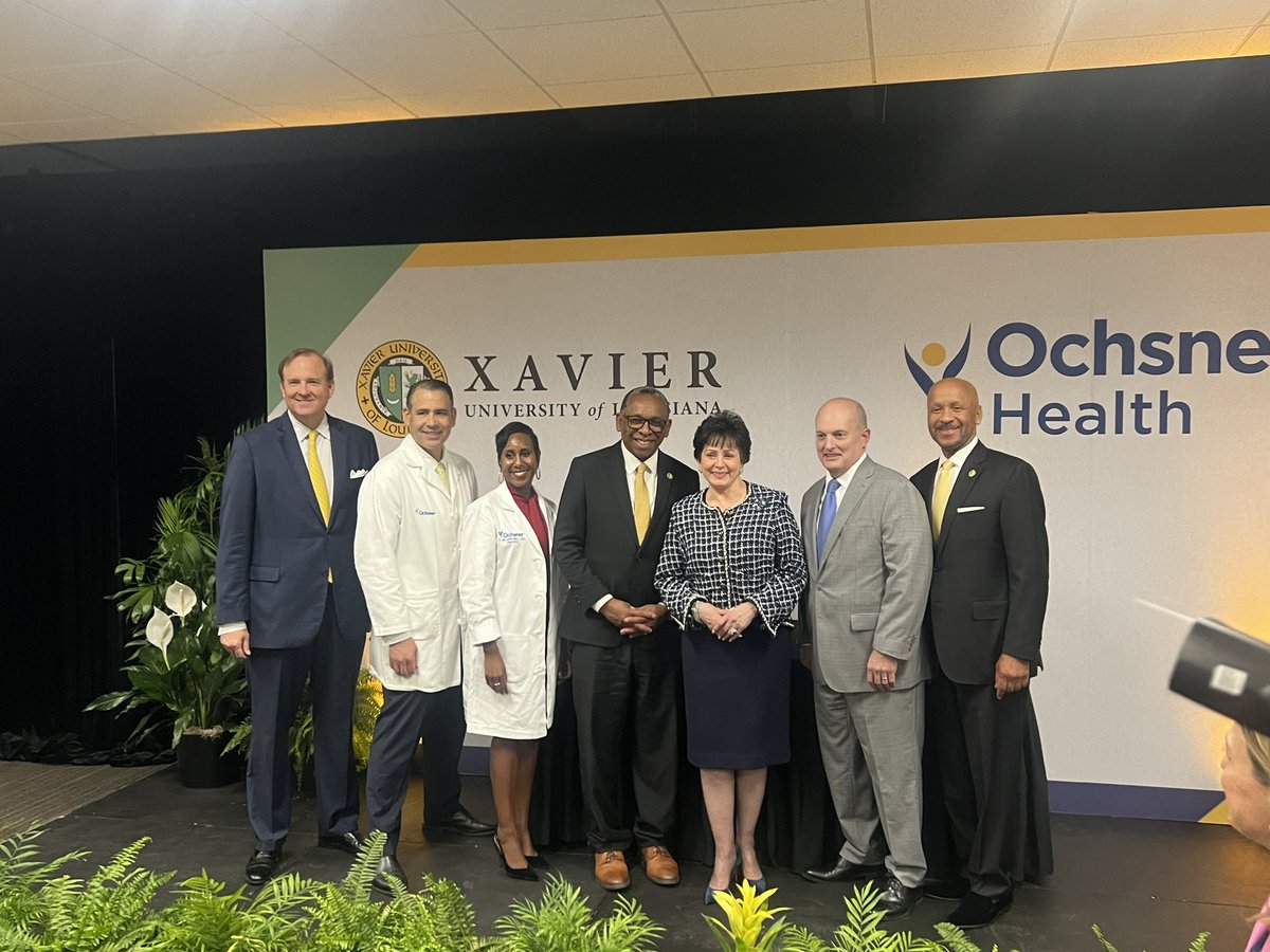 A historic announcement that will shuffle the possibilities for the future of medicine! @XULA1925 and @OchsnerHealth collaborate to create Xavier Ochsner College of Medicine (XOCOM), the 5th #HBCU medical school since the Flexner Report. #NOLA Louisiana Proud! #MedEd