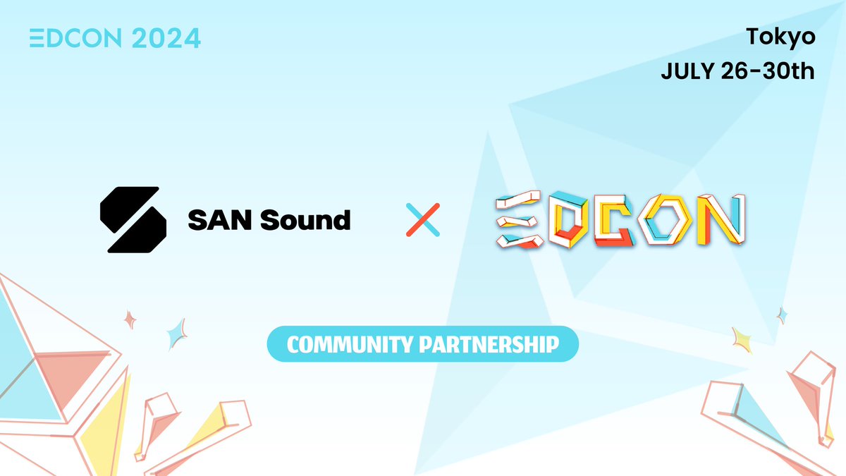 GM friends! ☀️ Join us tomorrow with one of our legendary community partners @SanSound3 as we celebrate the road to EDCON 2024 🎊 Set your reminders here 👇 twitter.com/i/spaces/1BdGY…