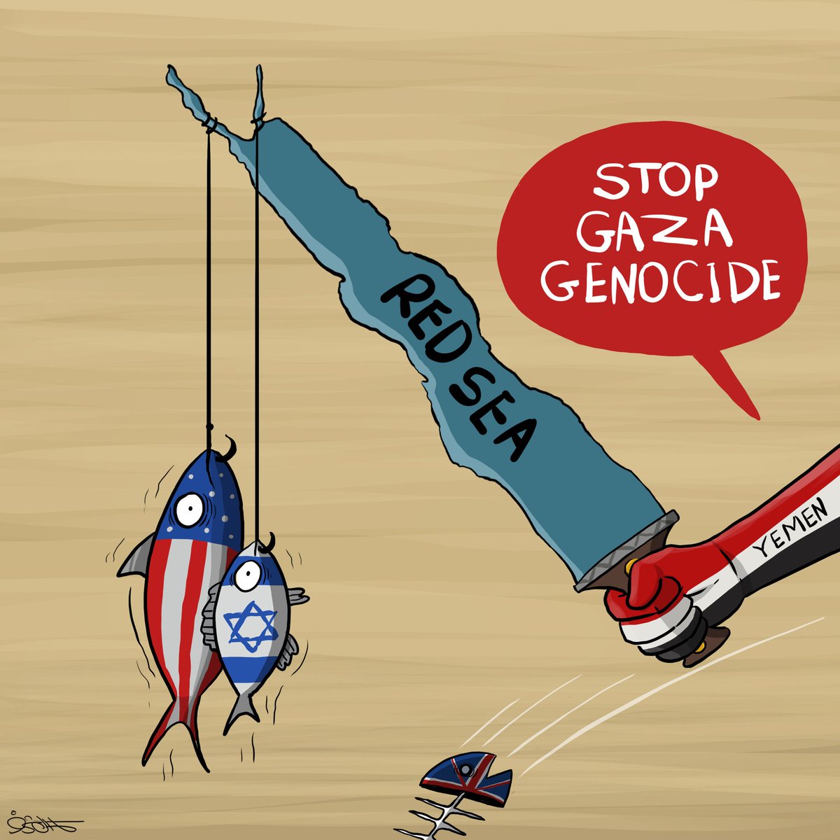 #StopGazaGenocide 
#RedSea 
#Yemen