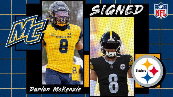 Congratulations to Darion McKenzie on signing with the Pittsburgh Steelers!  

#GoMack // #MackTough // #STRAIN