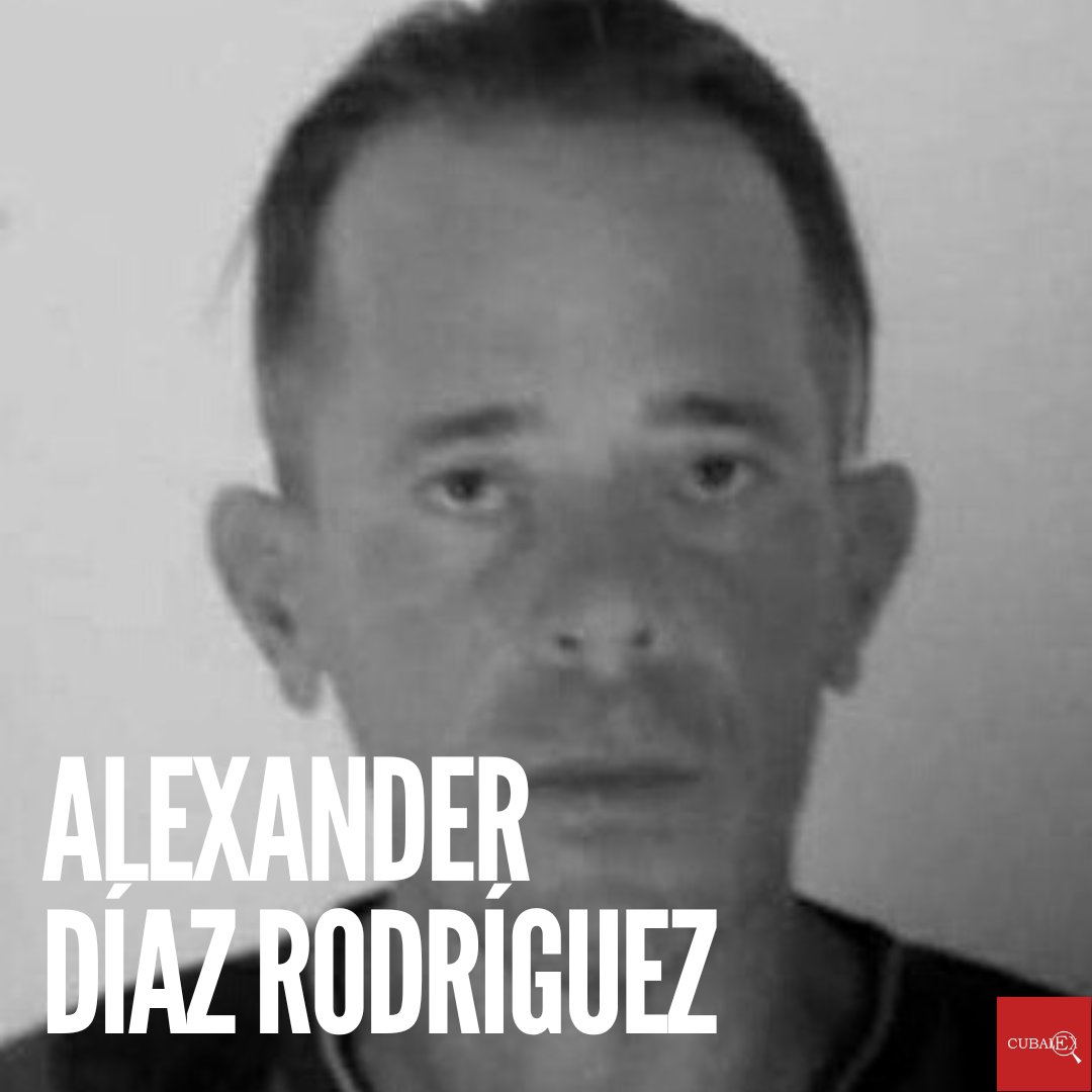 #CubalexDenuncia 🆘

⚠️ #Cubalex recibió información sobre la grave situación del preso político del #11J Alexander Díaz Rodríguez, quien es paciente de cáncer y muestra signos de desnutrición severa.